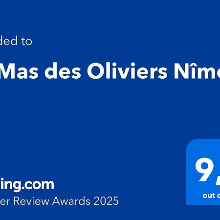 Le Mas Des Oliviers Ним Экстерьер фото